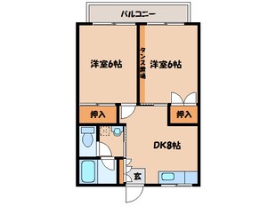 第二サンハイツエゾウの物件間取画像